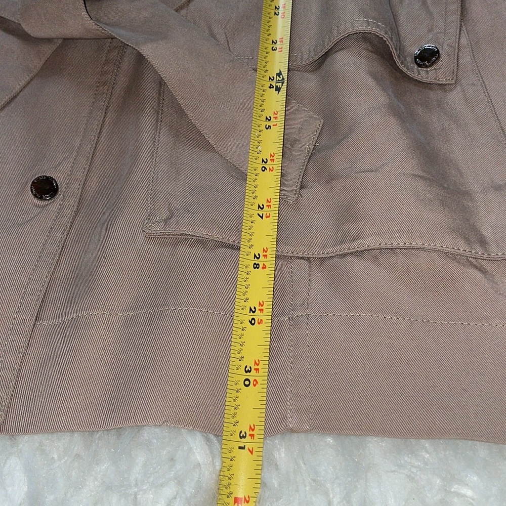 Vince Camuto Double Breasted Belted Trench Coat Size G/L - Picture 6 of 11